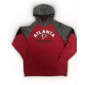 Atlanta Falcons Hoodie Men’s XL Red Pullover NFL Team Apparel Sweatshirt NWT